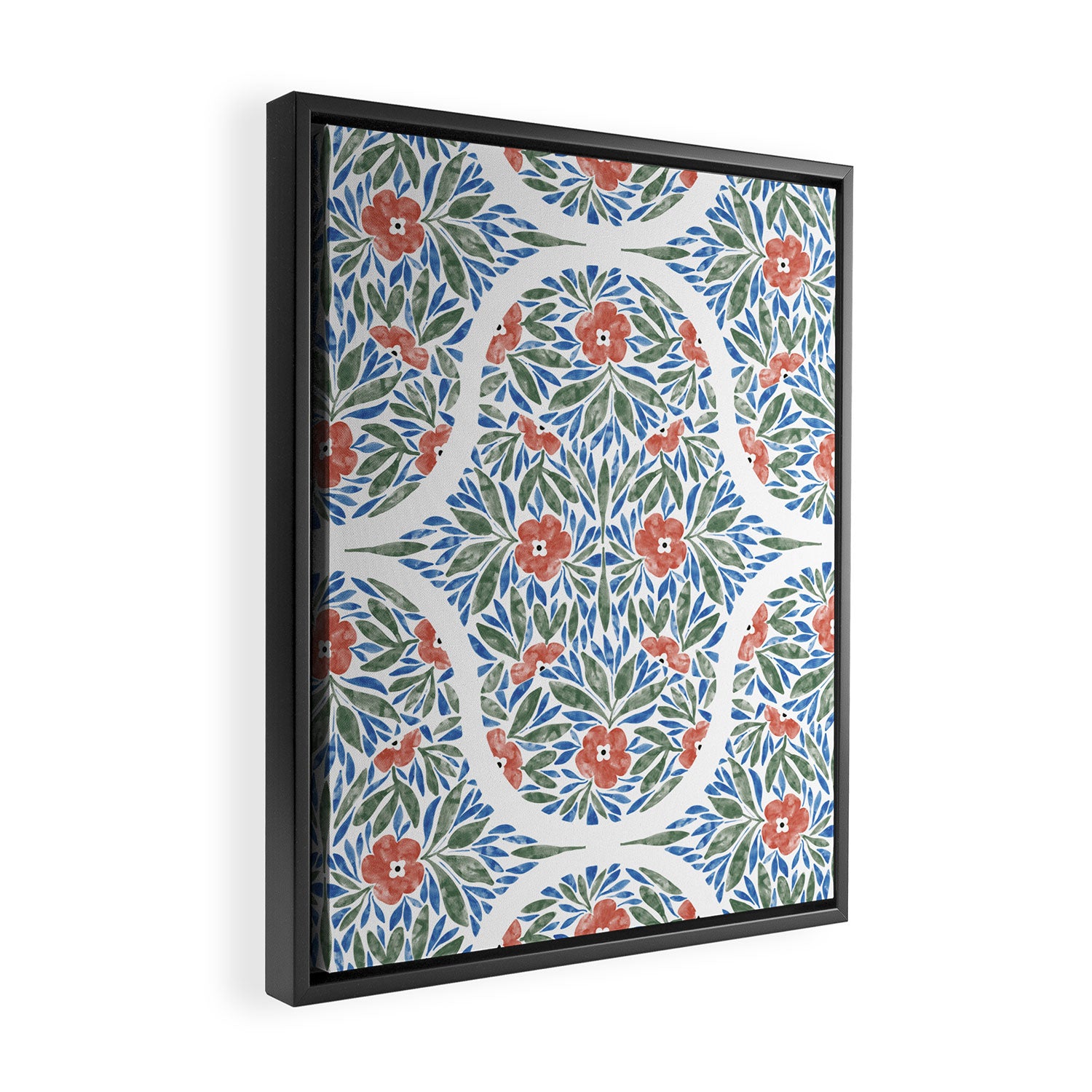 Nature Bouquet Charm Framed Canvas Print Gallery Image 2