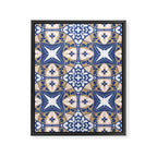 Nature Circular Tiles PB Framed Canvas Print Gallery Image 8
