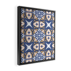 Nature Circular Tiles PB Framed Canvas Print Gallery Image 2