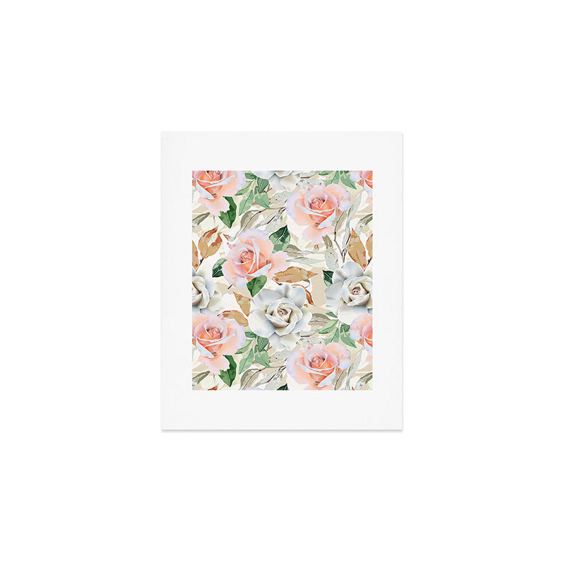 Nice flowered lush garden 4 Art Print Gallery Image 1