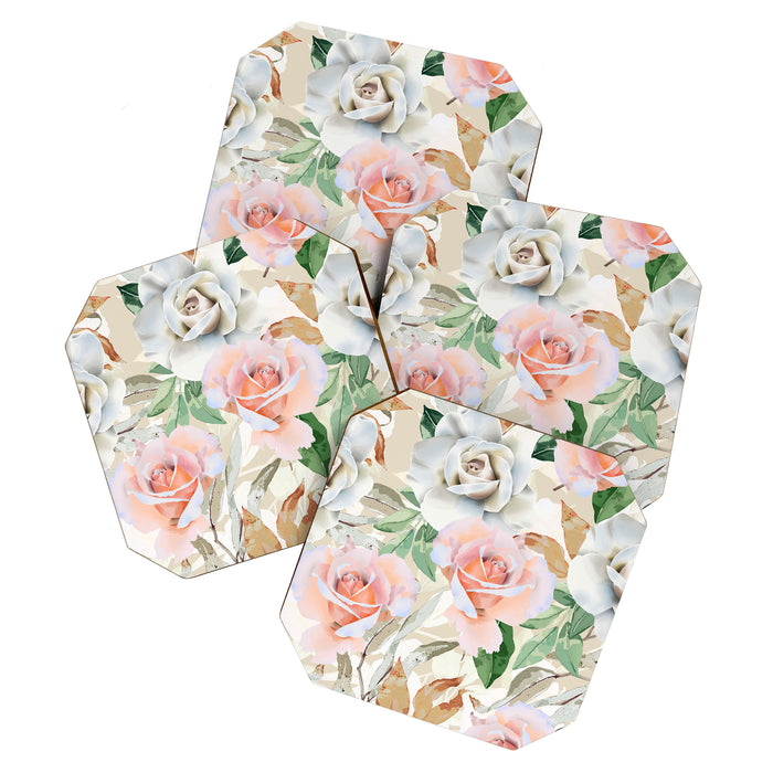 Nice flowered lush garden 4 Coaster Gallery Image 1