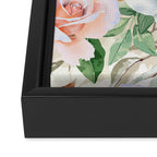Nice flowered lush garden 4 Framed Canvas Print Gallery Image 3
