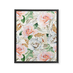 Nice flowered lush garden 4 Framed Canvas Print Gallery Image 8