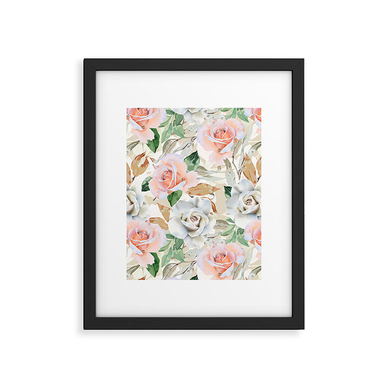 Nice flowered lush garden 4 Framed Art Print Gallery Image 6