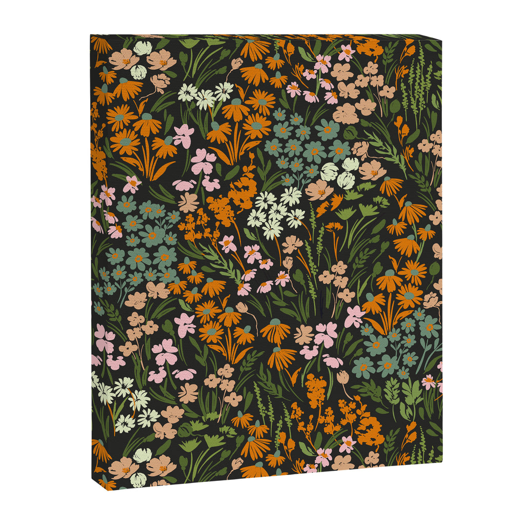 Night in the flowered meadow Canvas Print Gallery Image 8