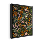 Night in the flowered meadow Framed Canvas Print Gallery Image 2
