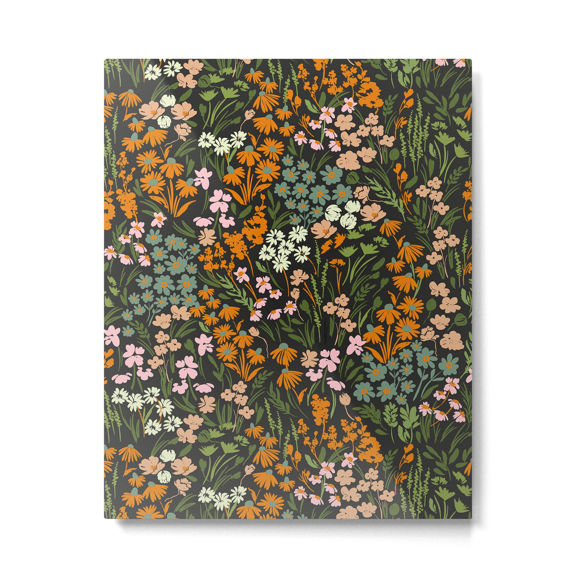 Night in the flowered meadow Metal Print Gallery Image 6