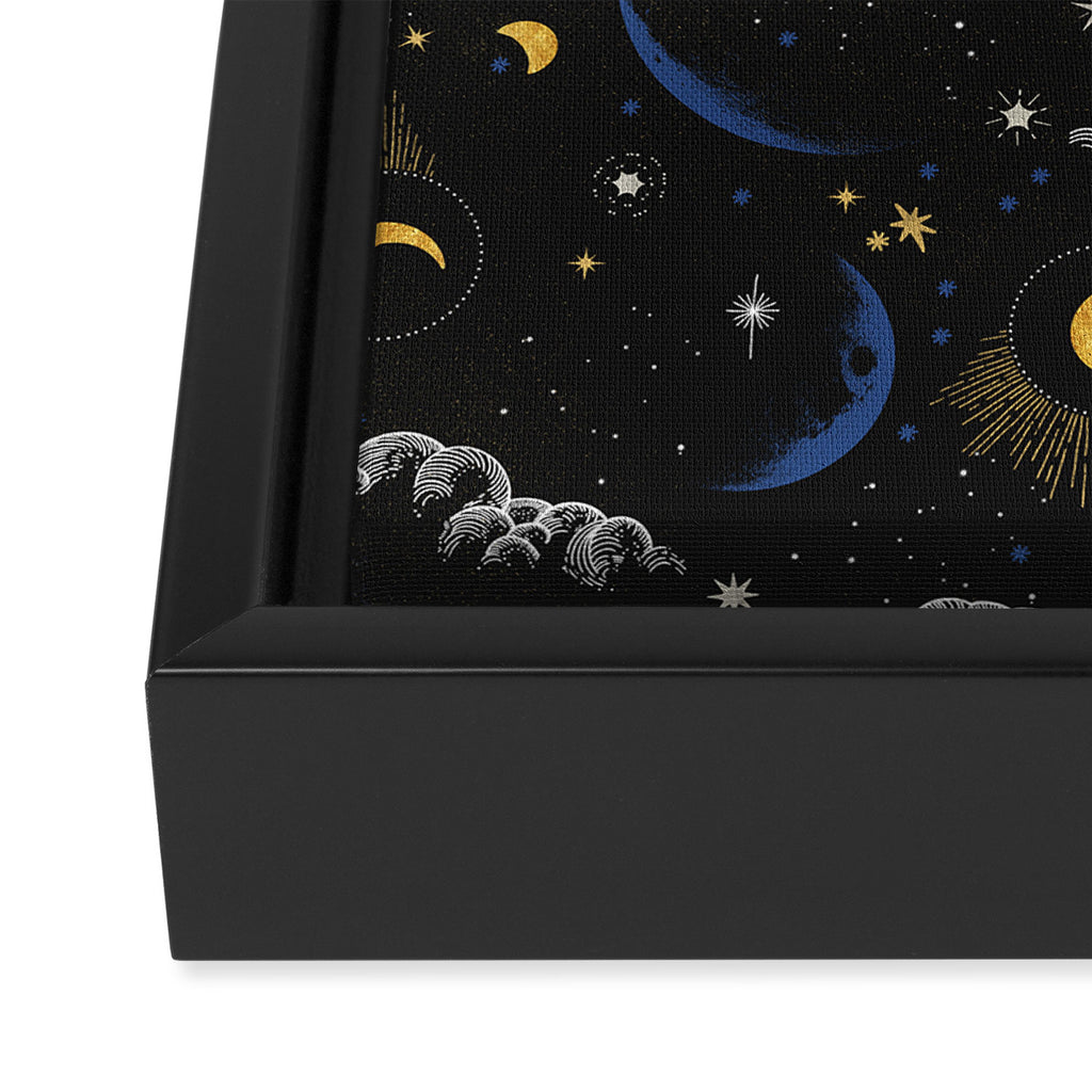 Night sky of stars 24 Framed Canvas Print Gallery Image 3