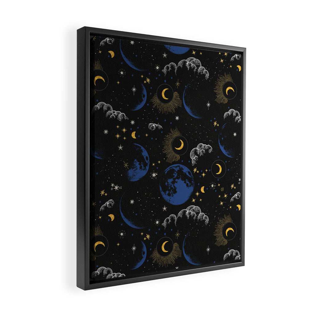 Night sky of stars 24 Framed Canvas Print Gallery Image 2