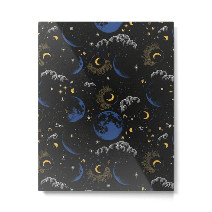 Night sky of stars 24 Metal Print Gallery Image 1