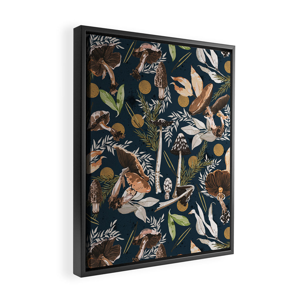 Nighttime autumn nature DB Framed Canvas Print Gallery Image 2