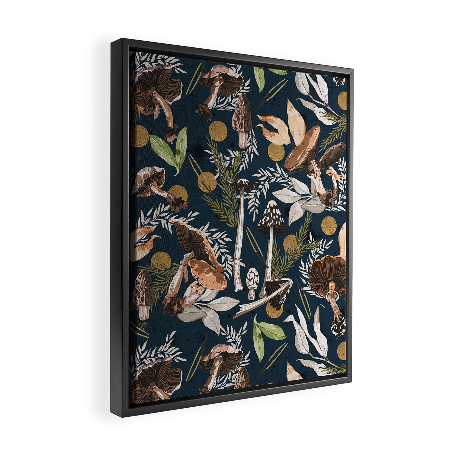 Nighttime autumn nature DB Framed Canvas Print Gallery Image 2