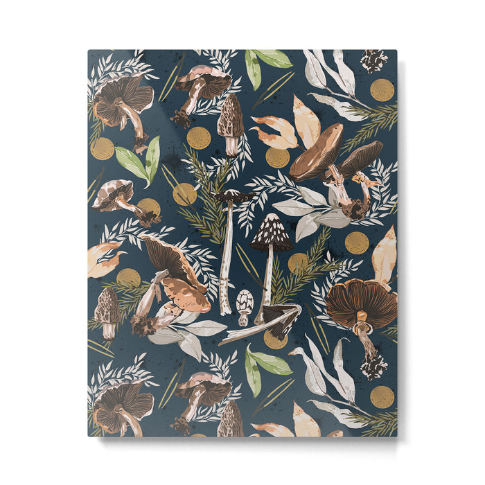 Nighttime autumn nature DB Metal Print Gallery Image 1