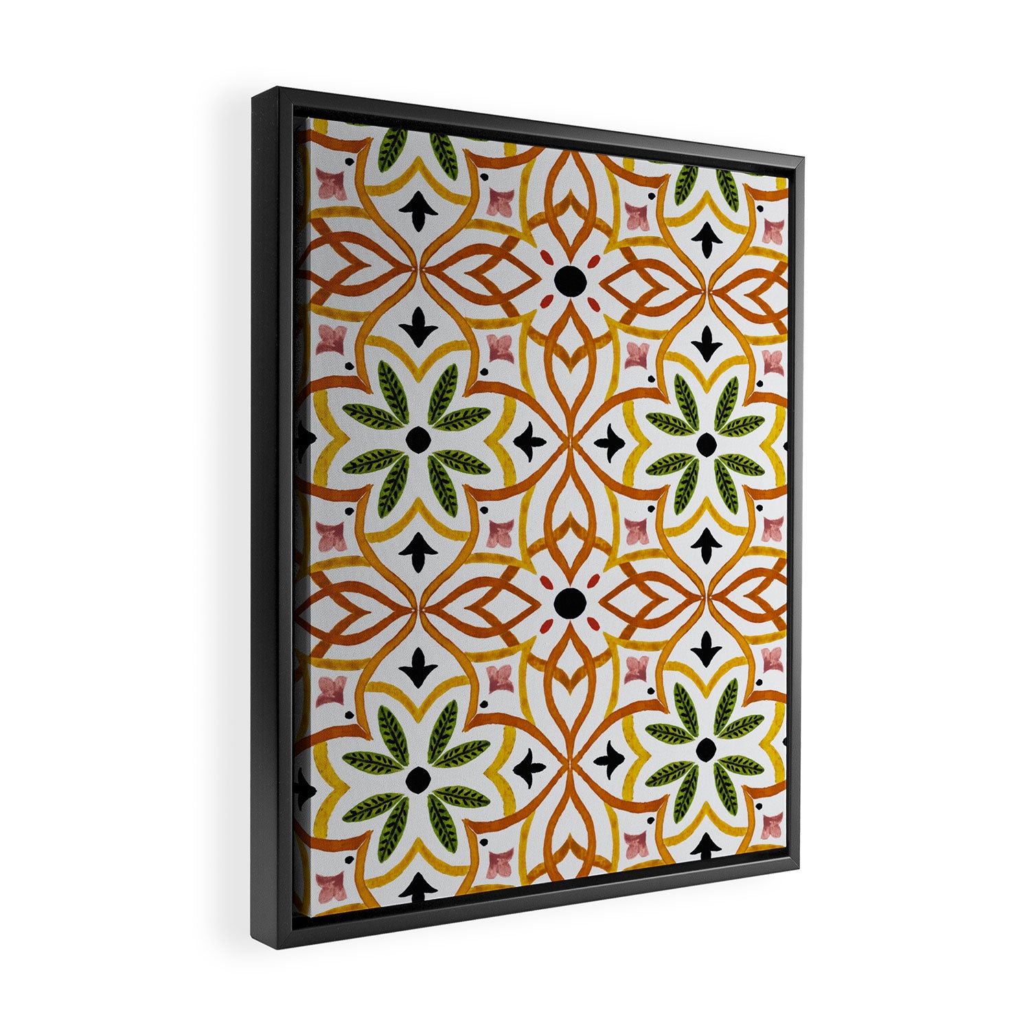 Obsession nature mosaics Framed Canvas Print Gallery Image 2