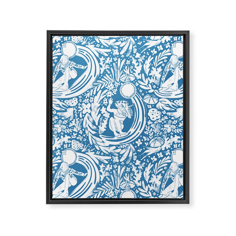 Oceanic Muses Dance Framed Canvas Print Gallery Image 8