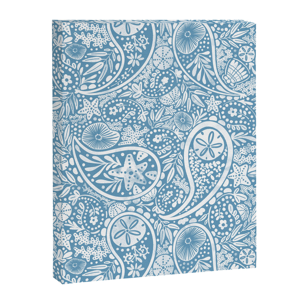 Oceanic Paisley Charm Canvas Print Gallery Image 8