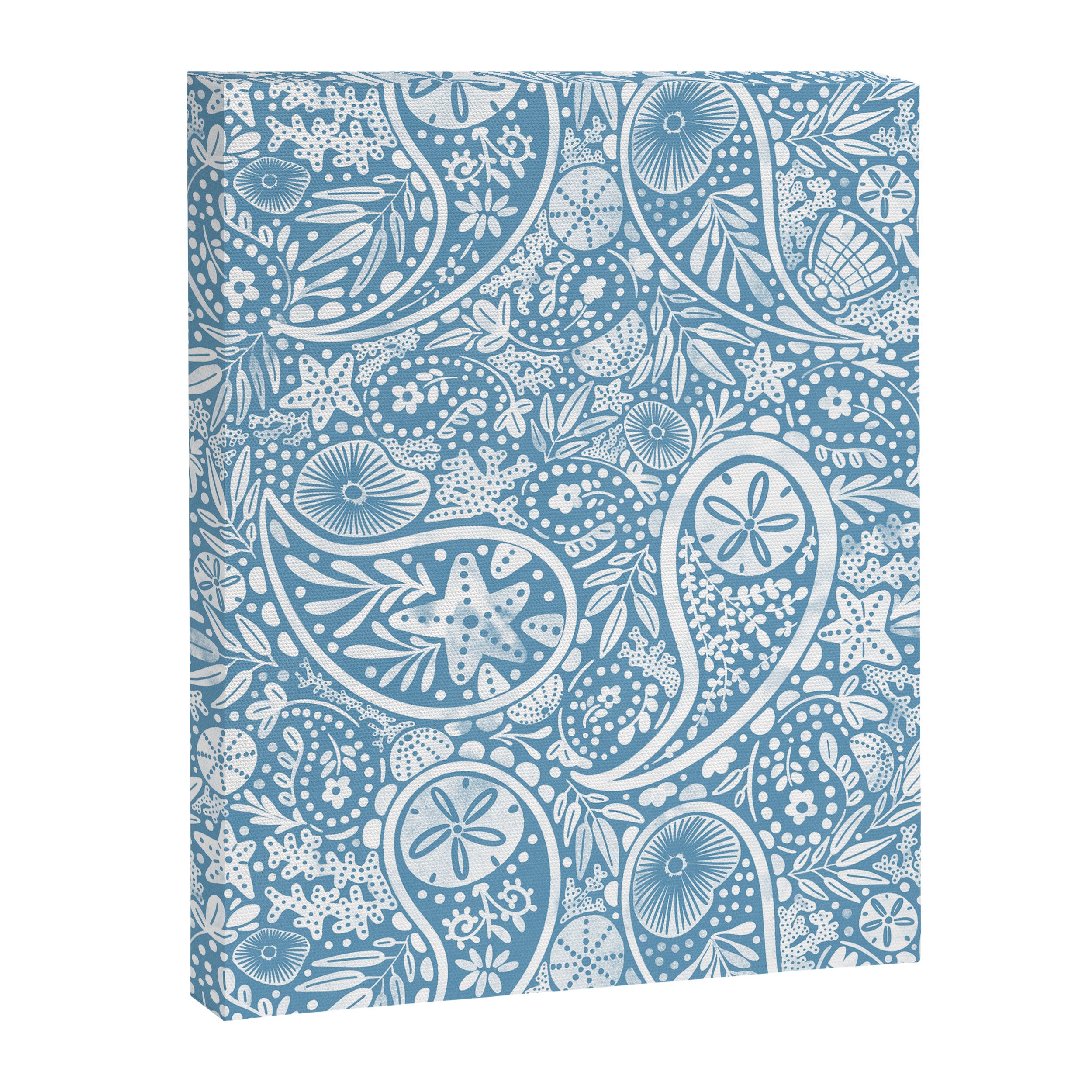 Oceanic Paisley Charm Canvas Print Gallery Image 8