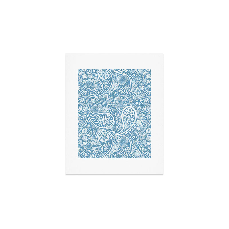 Oceanic Paisley Charm Art Print Gallery Image 1