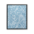 Oceanic Paisley Charm Framed Canvas Print Gallery Image 8