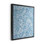 Oceanic Paisley Charm Framed Canvas Print Gallery Image 2