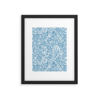 Oceanic Paisley Charm Framed Art Print Gallery Image 6