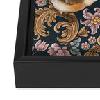 Ornate Bird Garden Framed Canvas Print Gallery Image 3