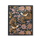 Ornate Bird Garden Framed Canvas Print Gallery Image 8