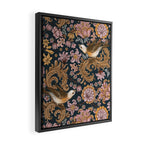 Ornate Bird Garden Framed Canvas Print Gallery Image 2