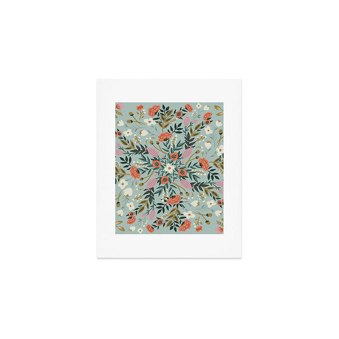 Painting blooming in circles Art Print Gallery Image 1
