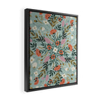 Painting blooming in circles Framed Canvas Print Gallery Image 2