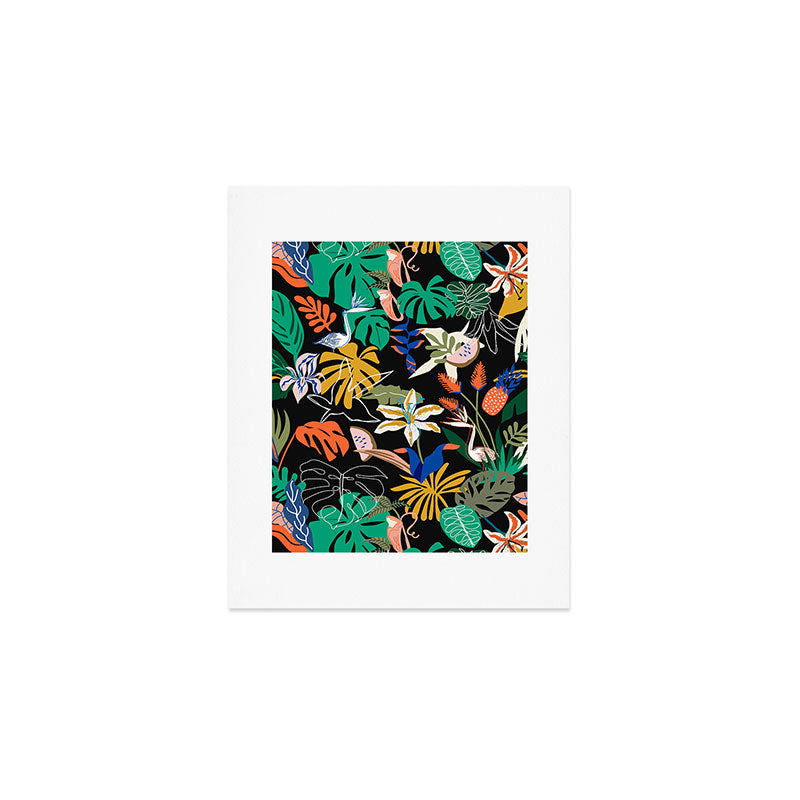 Paradisiacal Nightlife Art Print Gallery Image 1
