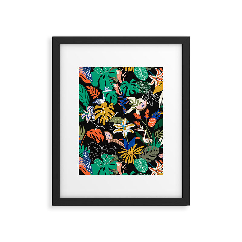 Paradisiacal Nightlife Framed Art Print Gallery Image 6