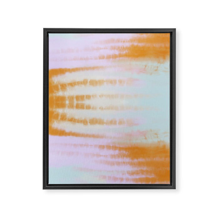 Pastel colors tie dye 71 Framed Canvas Print Gallery Image 1