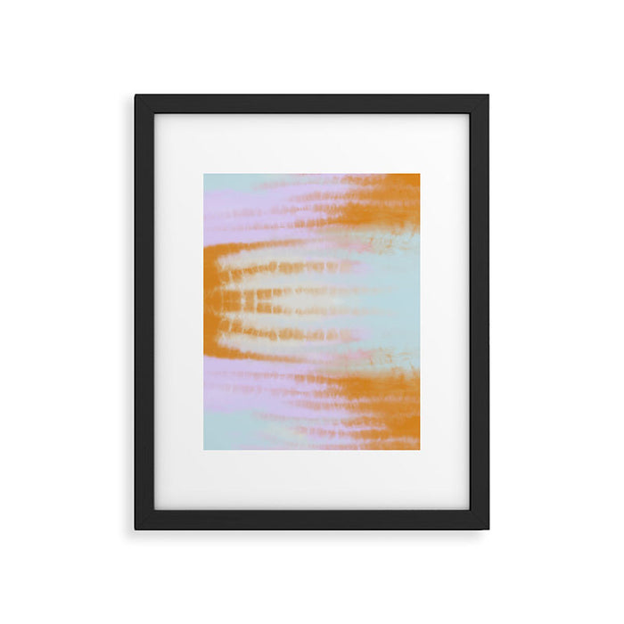 Pastel colors tie dye 71 Framed Art Print Gallery Image 1