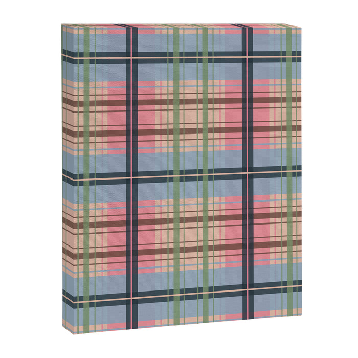 Pastel Tartan Delight Canvas Print Gallery Image 1