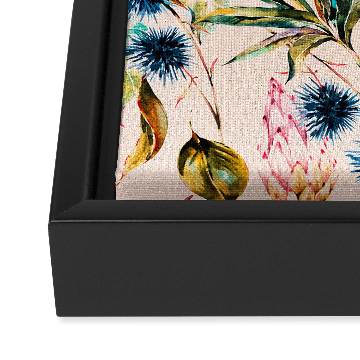 Pattern boho floral Framed Canvas Print Gallery Image 3