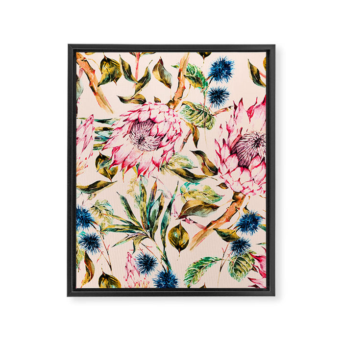Pattern boho floral Framed Canvas Print Gallery Image 1