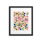 Pattern boho floral Framed Art Print Gallery Image 6