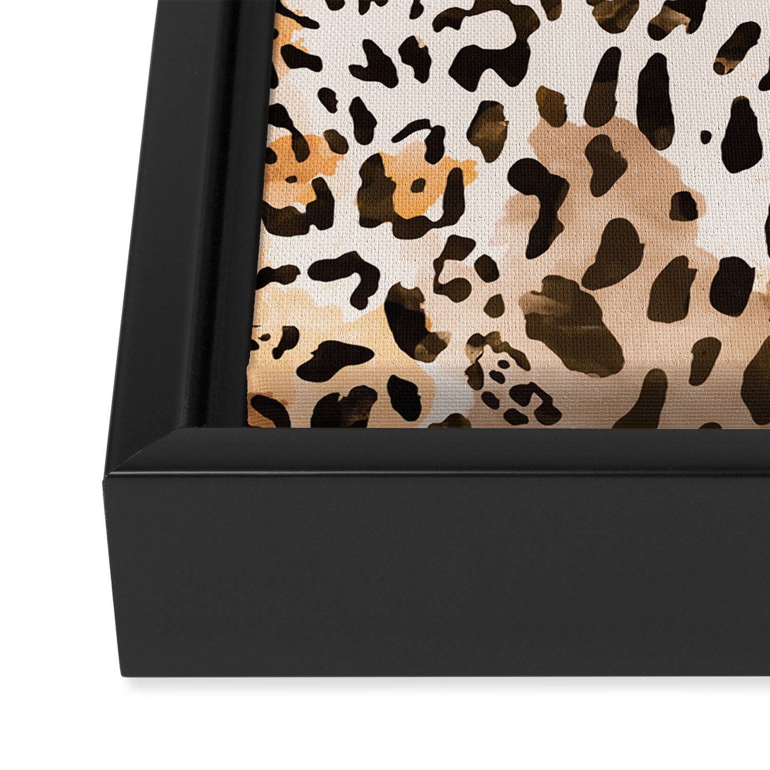 Pattern Leopard Framed Canvas Print Gallery Image 3