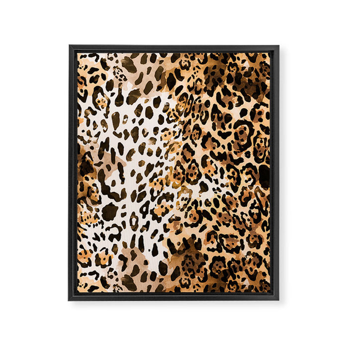 Pattern Leopard Framed Canvas Print Gallery Image 1