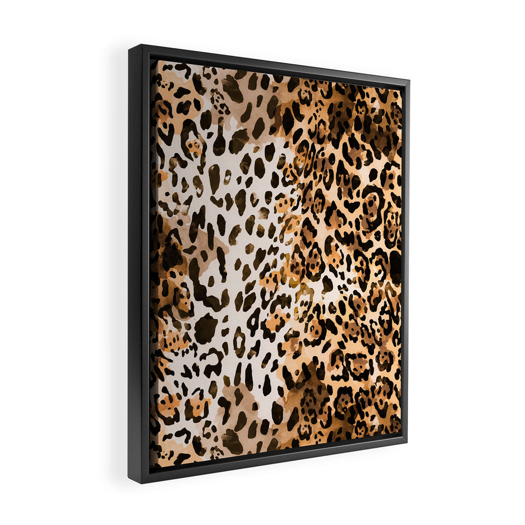 Pattern Leopard Framed Canvas Print Gallery Image 2