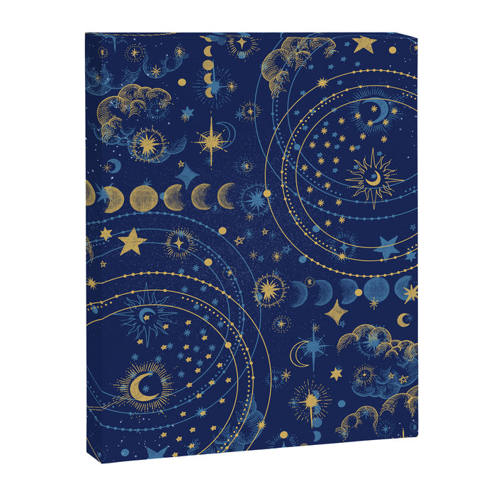 Pattern mystic celestial dark A Canvas Print Gallery Image 1