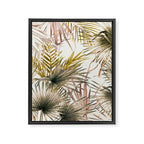Pink Green leaf II Framed Canvas Print Gallery Image 8
