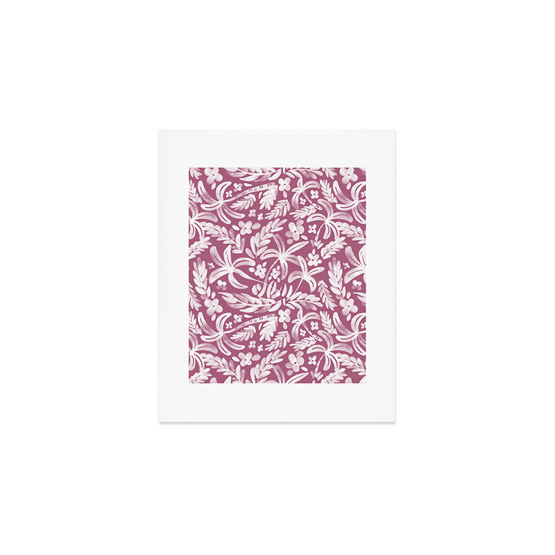 Pink Tropical Bliss Art Print Gallery Image 1