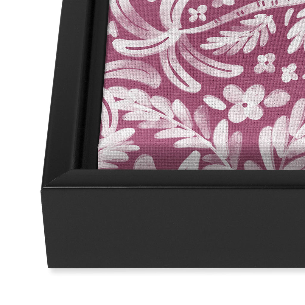 Pink Tropical Bliss Framed Canvas Print Gallery Image 3