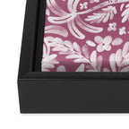 Pink Tropical Bliss Framed Canvas Print Gallery Image 3