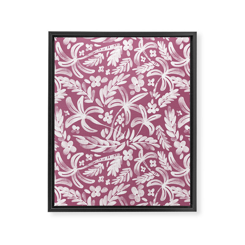 Pink Tropical Bliss Framed Canvas Print Gallery Image 8