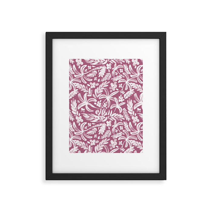 Pink Tropical Bliss Framed Art Print Gallery Image 1