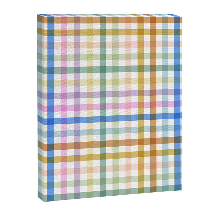 Rainbow Check Bliss Canvas Print Gallery Image 1