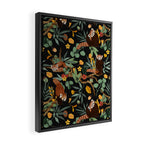 RED PANDAS IN DARK WILD NATURE Framed Canvas Print Gallery Image 2